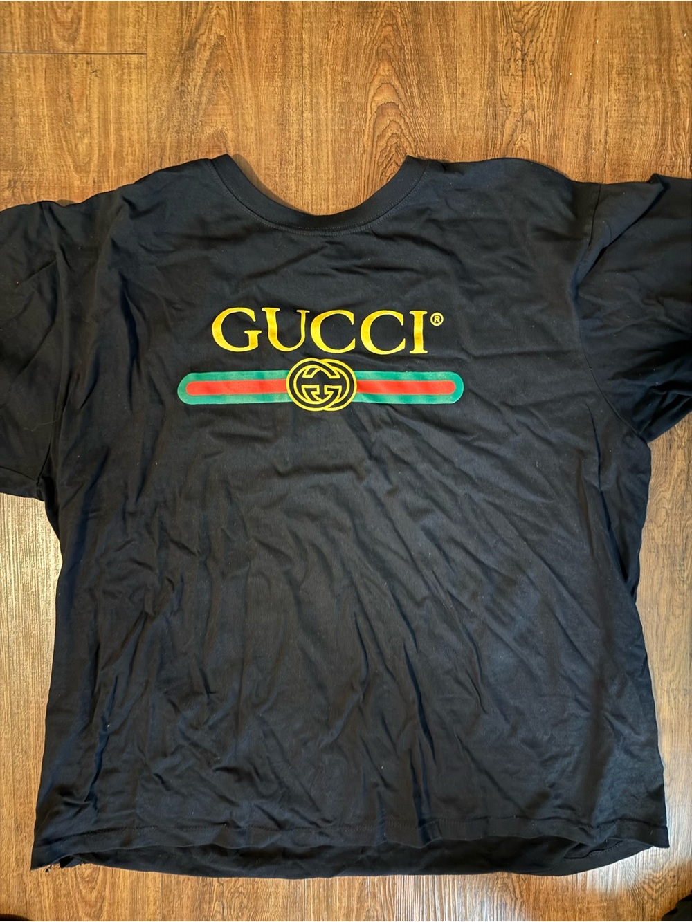 Gucci Black Logo Graphic Tee (R3P)